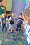 Дети с большим удовольствием принимали участие в веселых эстафетах и играх, соревновались в быстроте и ловкости, отгадывали загадки. В заключении, хочется сказать о том, что тема космоса всегда была интересна для детей своей таинственностью и загадочностью. Дети получили не только позитивные эмоции, но и полезную и интересную информацию.